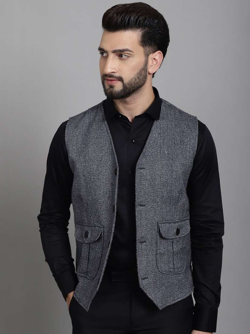 Waistcoat myntra cheap
