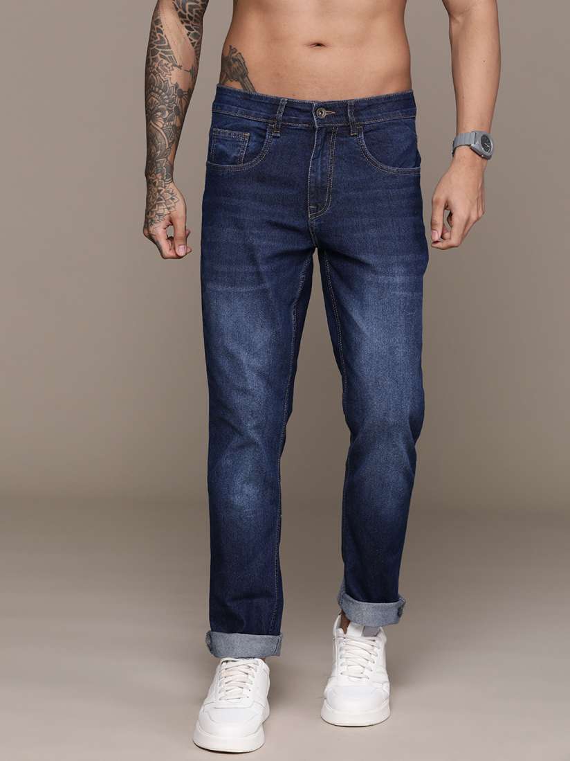 Buy The Roadster Lifestyle Co. Men Slim Fit Light Fade Stretchable Jeans Jeans for Men 25816664 Myntra