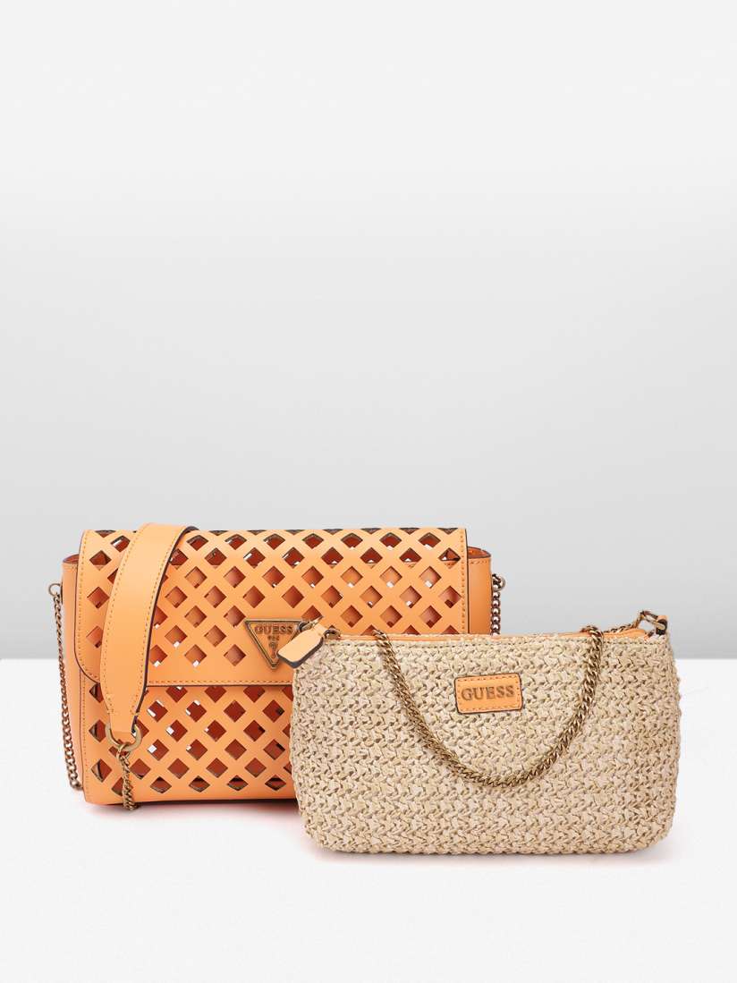Guess sling bag orange online