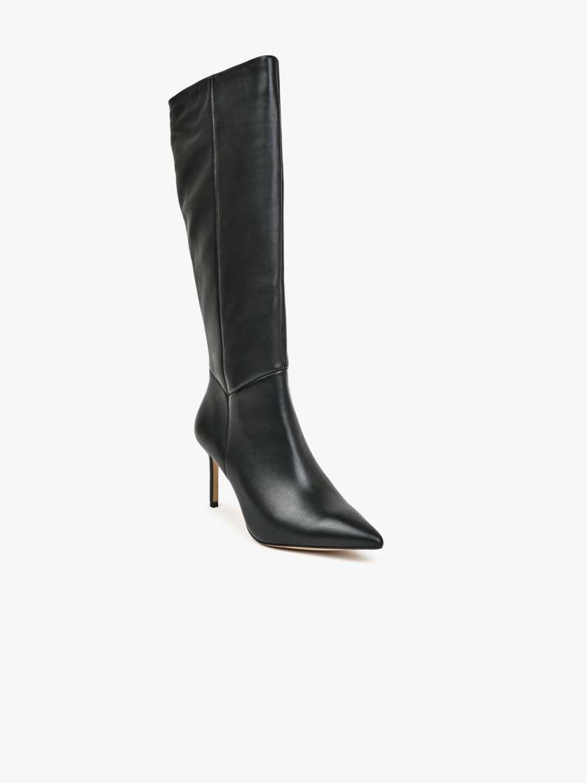 Buy ALDO Women LAROCHE Pointed Toe Slim Heeled Leather Regular Boots Boots for Women 25824638 Myntra