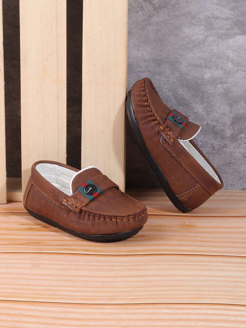 Buy Jazzy Juniors Boys Textured Slip On Penny Loafers Casual Shoes for Boys 25824856 Myntra