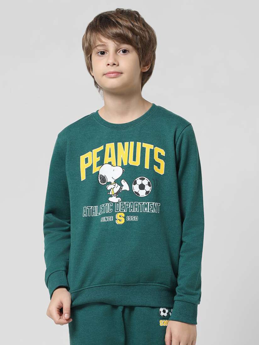 Jack and jones snoopy sweatshirt sales