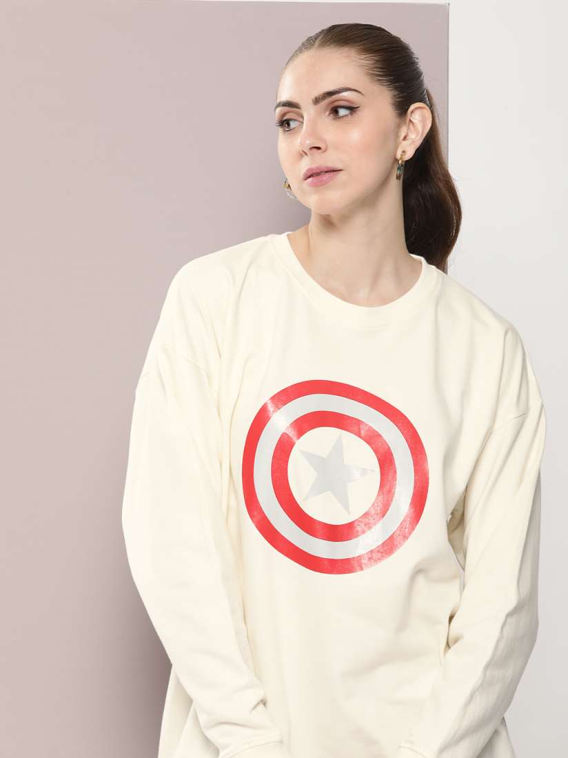 Captain america sweatshirt women's clearance