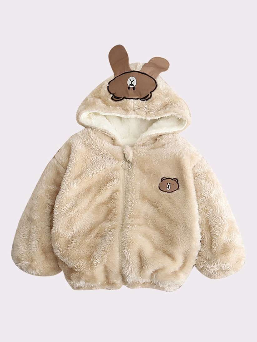 Buy StyleCast Boys Beige Self Design Hooded Faux Fur Trim Cotton Tailored Jacket Jackets for Boys 25838198 Myntra
