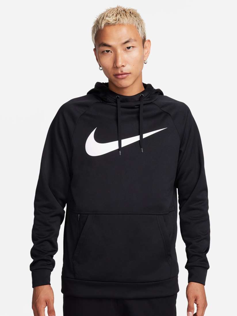 Buy Nike Therma Brand Logo Printed Hooded Swoosh Training Pullover Sweatshirt Sweatshirts for Men 25844226 Myntra