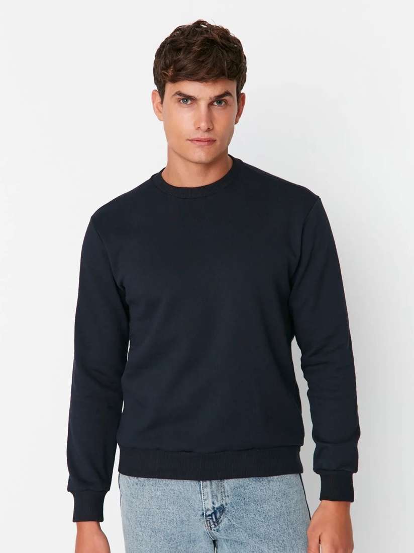 Buy Trendyol Round Neck Pullover Sweatshirts for Men 25846368 Myntra