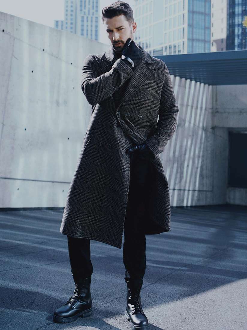 Longline overcoat mens online
