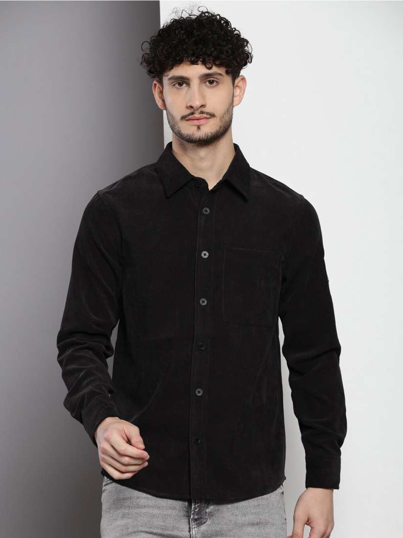 Buy Calvin Klein Spread Collar Casual Shirt Shirts for Men 25855648 Myntra
