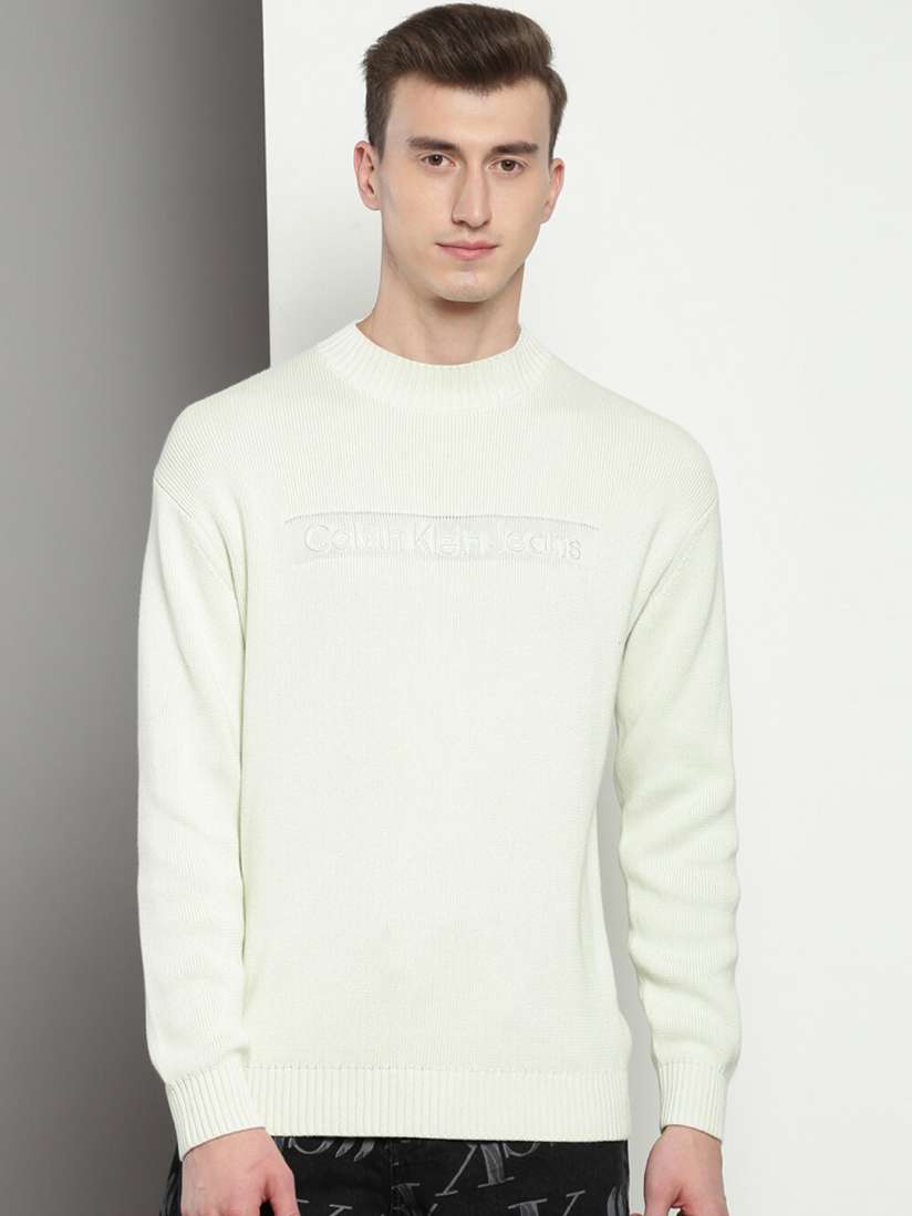 Calvin klein high neck sweatshirt new arrivals