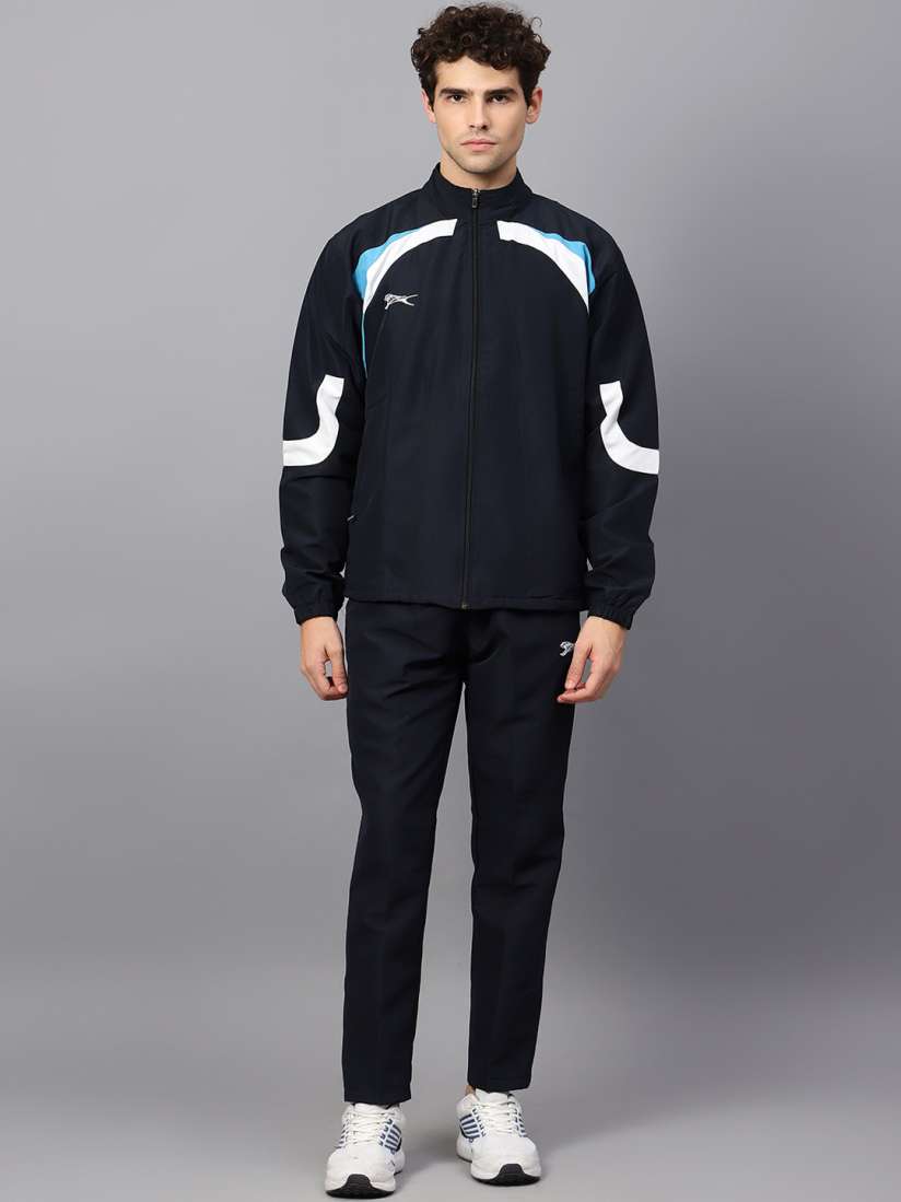 Buy Shiv Naresh Mock Collar Colourblocked Tracksuit Tracksuits for Men 25857056 Myntra