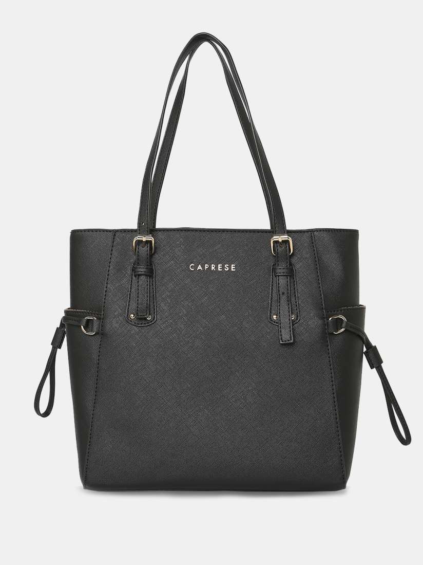 Buy Caprese Textured Leather Structured Shoulder Bag Handbags for Women 25858640 Myntra