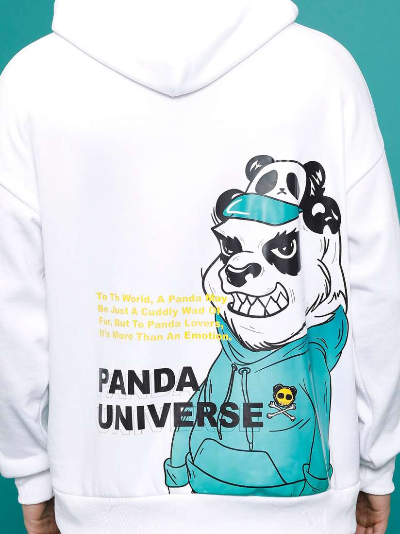 Buy HIGHLANDER Kung Fu Panda Printed Oversized Hooded Sweatshirt Sweatshirts for Men 25866680 Myntra