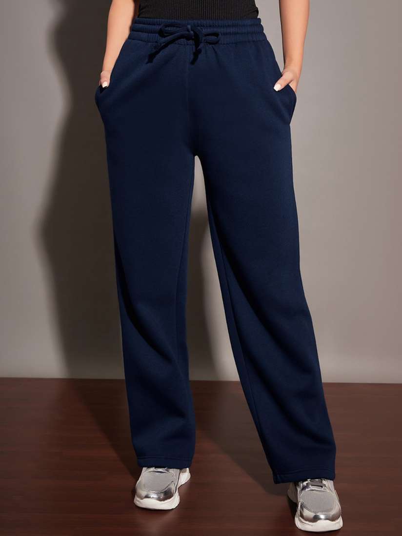 Womens navy blue track pants cheap