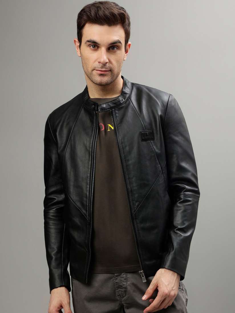 Biker jacket myntra top