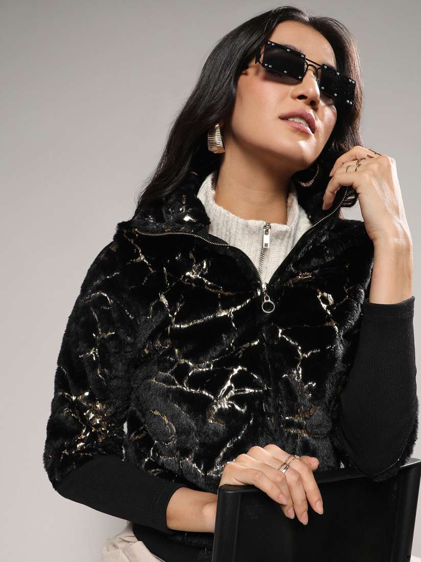 Campus sutra black jacket online