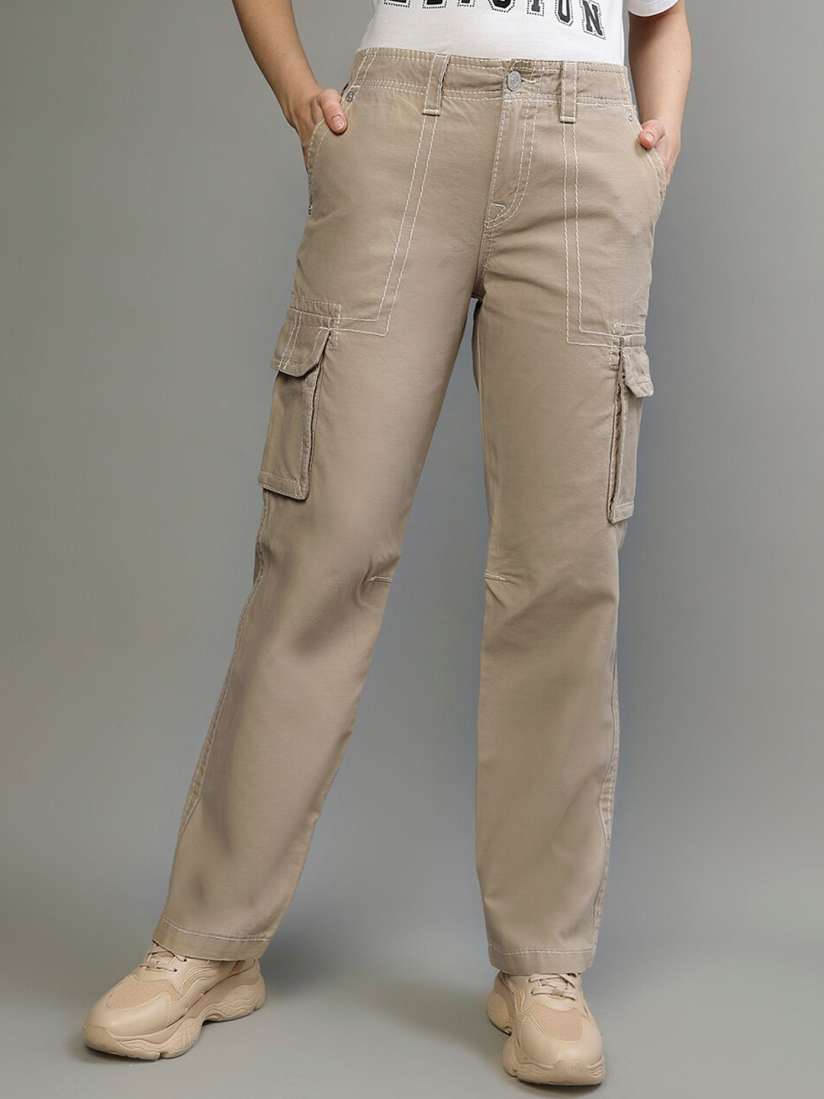 Buy True Religion Women Big T Loose Fit Oversized Pure Cotton Cargo Jeans Jeans for Women 25877648 Myntra