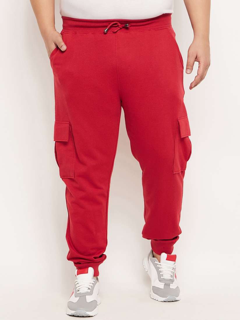 Buy Club York Men Plus Size Regular Fit Mid Rise Cotton Joggers Track Pants for Men 25881766 Myntra