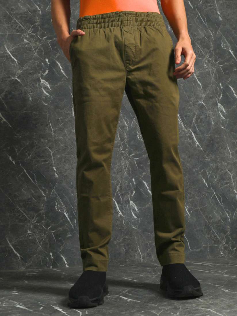 Buy Breakbounce Men Slim Fit Cotton Trousers Trousers for Men 25885502 Myntra