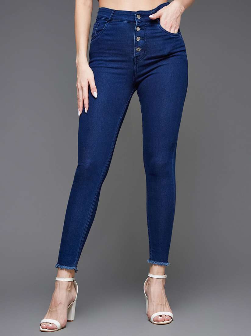 Buy Miss Chase Women Skinny Fit High Rise Clean Look Stretchable Jeans Jeans for Women 25885596 Myntra