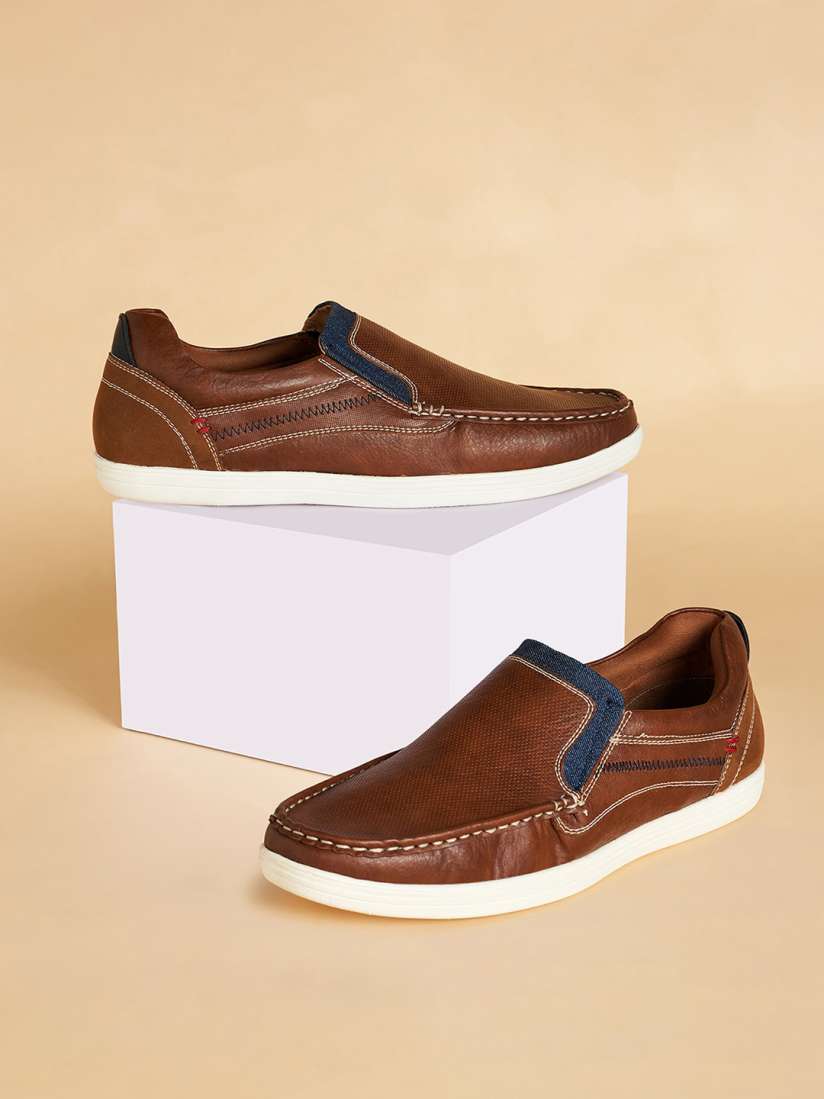 Buy BYFORD by Pantaloons Men Perforations Comfort Insole Slip On Sneakers Casual Shoes for Men 25885668 Myntra