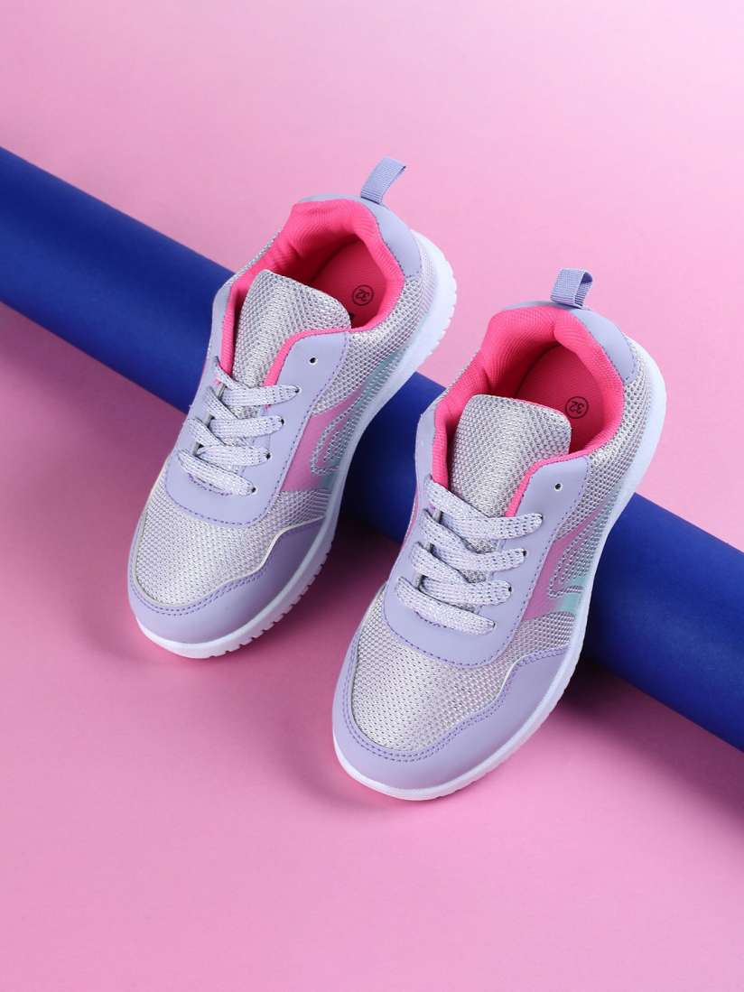 Buy max Girls Textured Lace Up Running Shoes Sports Shoes for Girls 25886256 Myntra