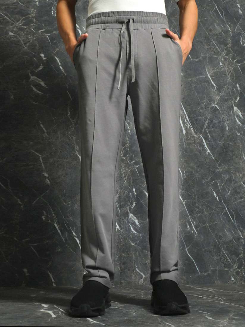 Buy Breakbounce Men Straight Fit Mid Rise Cotton Track Pants Track Pants for Men 25886662 Myntra