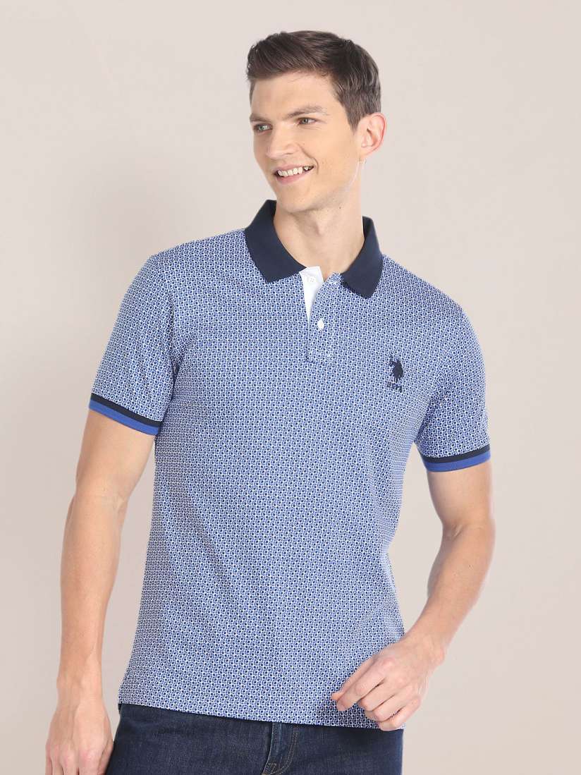 Buy U.S. Polo Assn. Ethnic Motifs Printed Cotton T shirt Tshirts for Men 25888700 Myntra