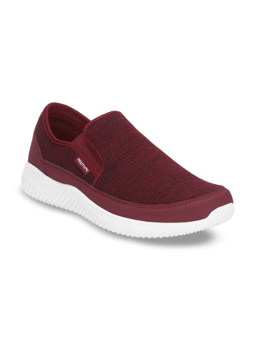 Red tape maroon running shoes hotsell