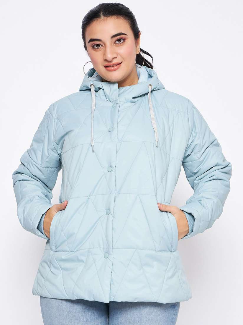 Buy Adobe Plus Size Lightweight Hooded Long Sleeves Quilted Jacket Jackets for Women 25894734 Myntra