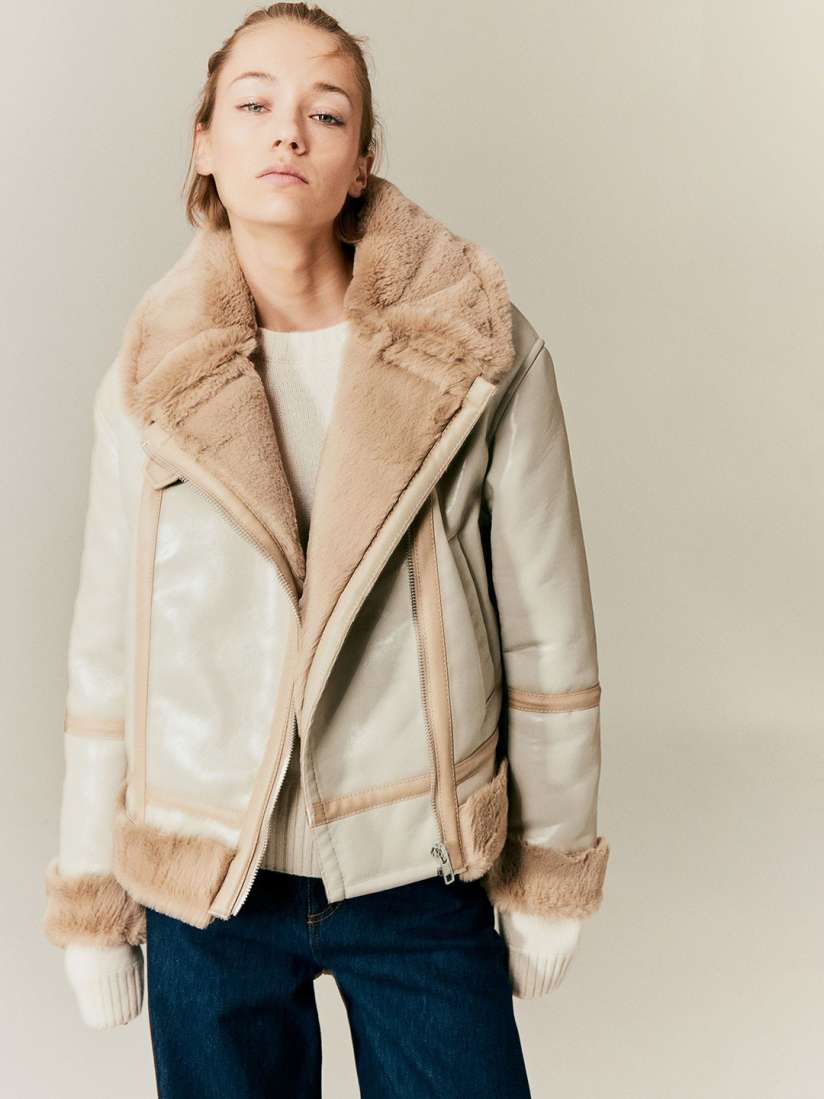 Buy H M Pile Lined Biker Jacket Jackets for Women 25898876 Myntra