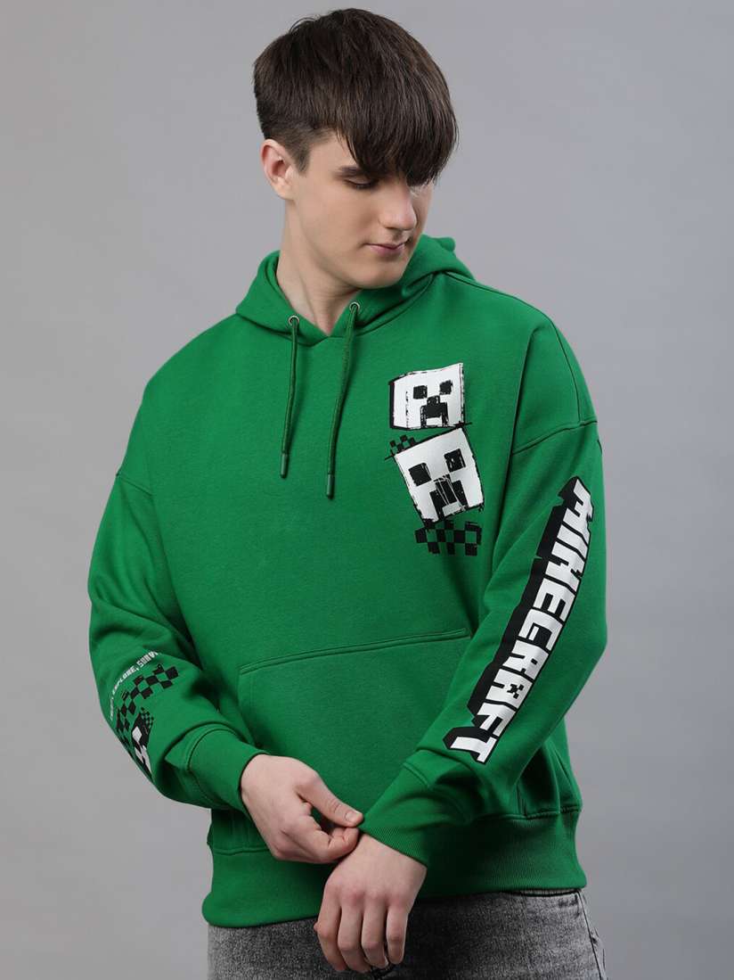 Men's minecraft hoodie discount