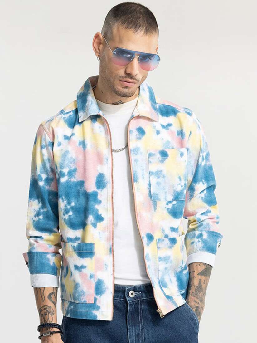 Lightweight long denim jacket 2025