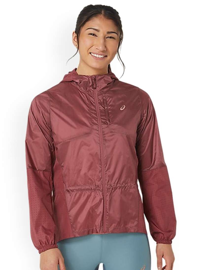Buy ASICS Nagino Packable Run Hooded Sporty Jacket Jackets for Women 25913006 Myntra
