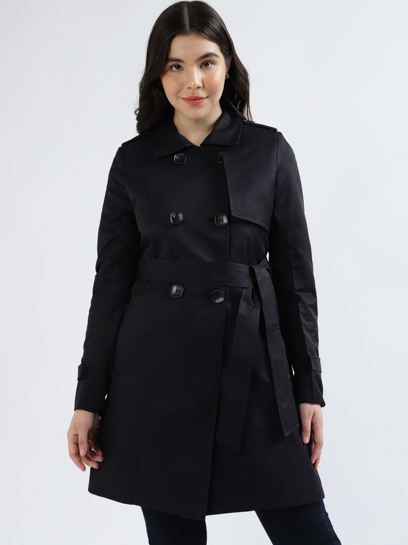 Myntra long coat on sale