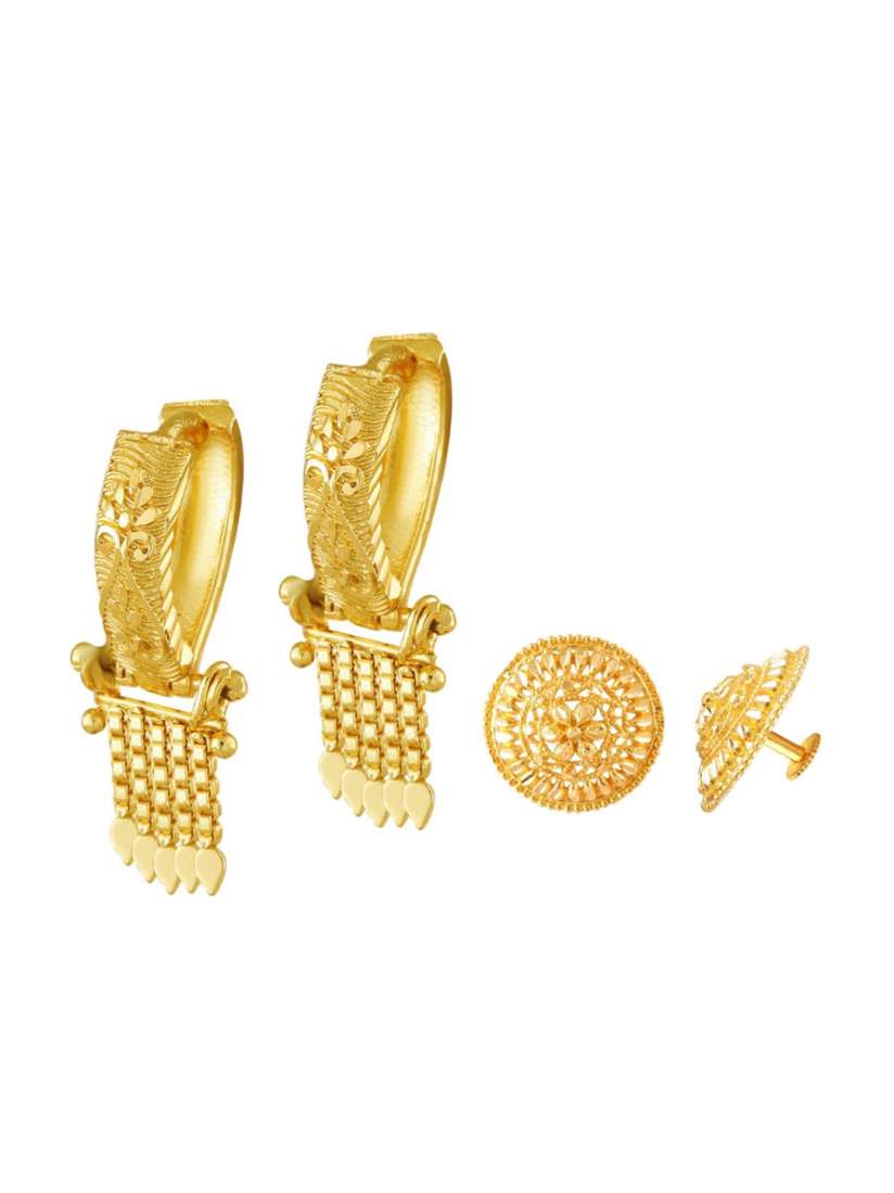 Buy Vighnaharta Gold Toned Floral Studs Earrings Earrings for Women 25925666 Myntra