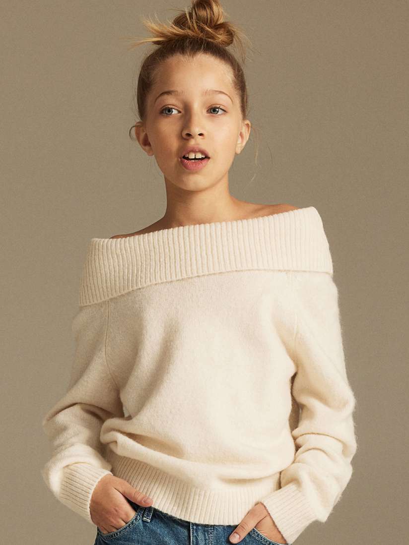 Girls off the shoulder sweater on sale