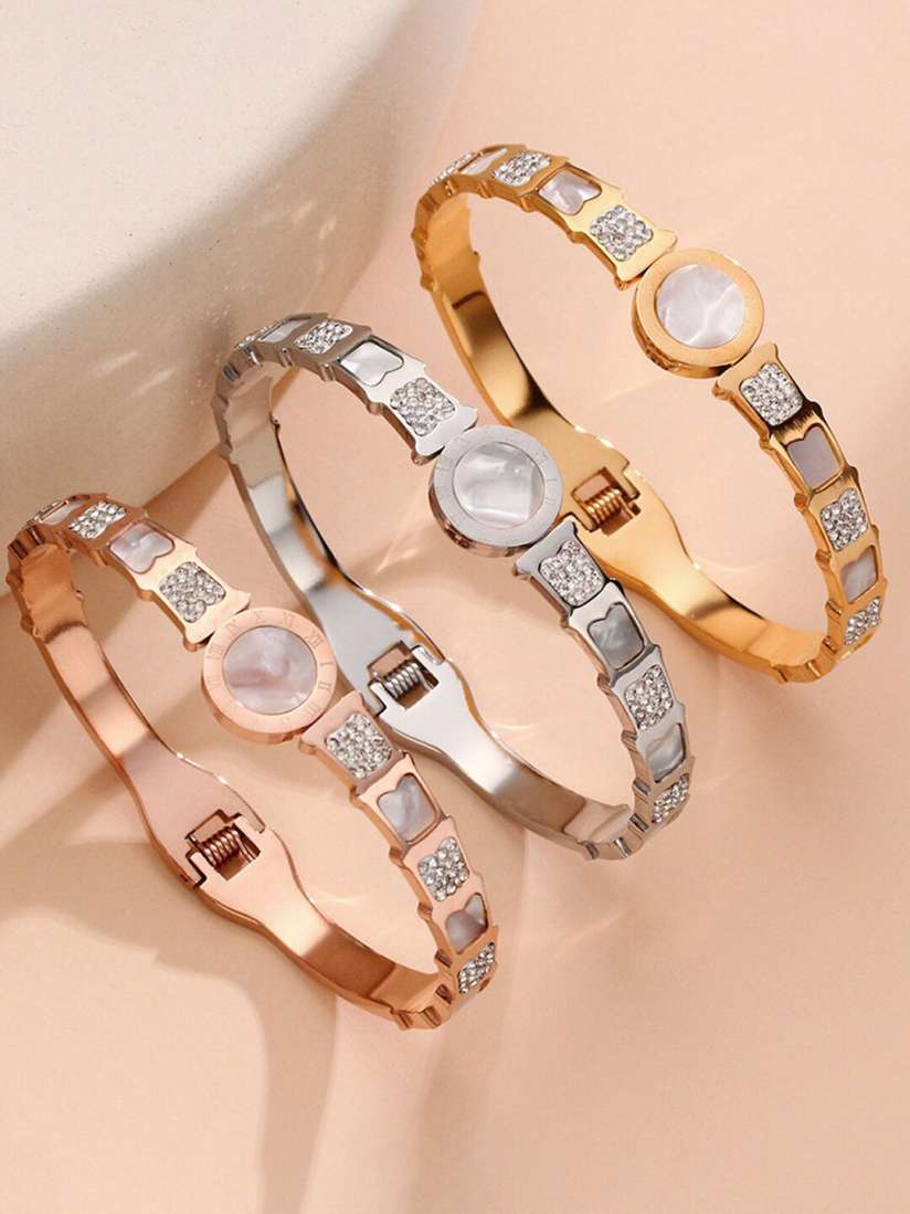 Roman gold bracelet with diamonds 2025