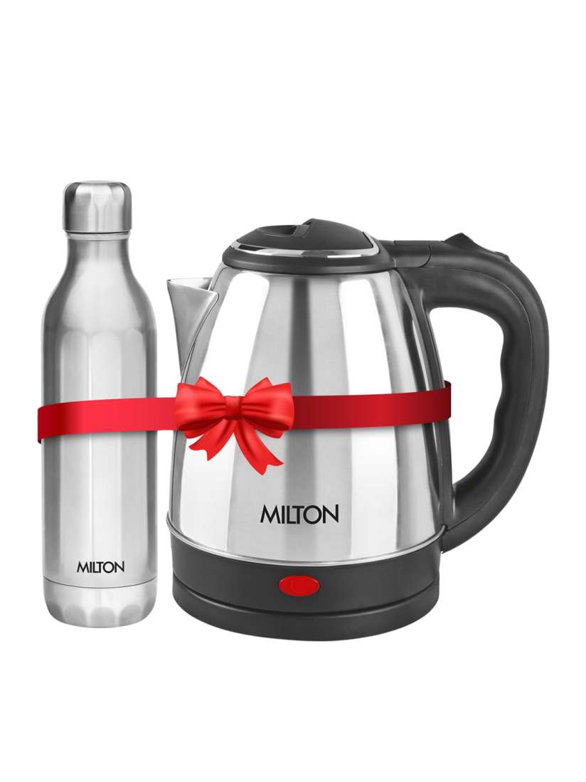 Buy Milton Go Electro Kettle 2 L and Bliss 900 Stainless Steel Water Bottle 790 ml Electric Kettle for Unisex 25947822 Myntra