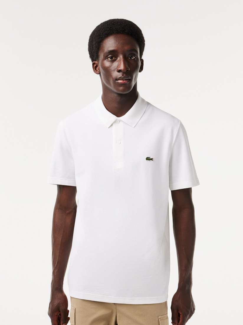 Mens lacoste t shirt white discount