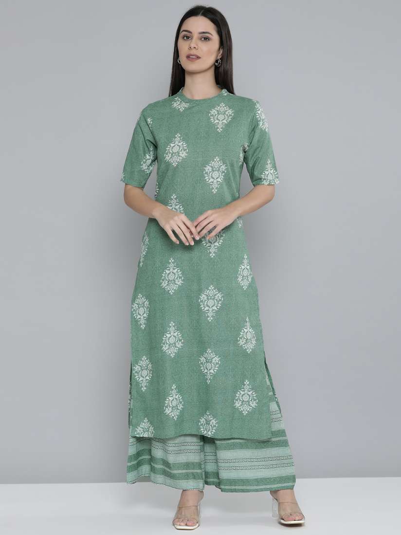 Vishudh kurta palazzo sets myntra hot sale
