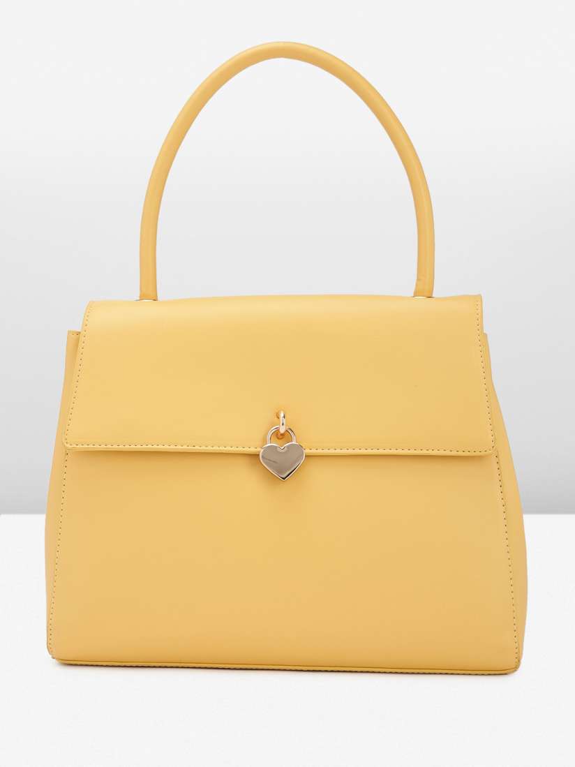 Buy Mast Harbour Solid Structured Handheld Bag Handbags for Women 25956962 Myntra