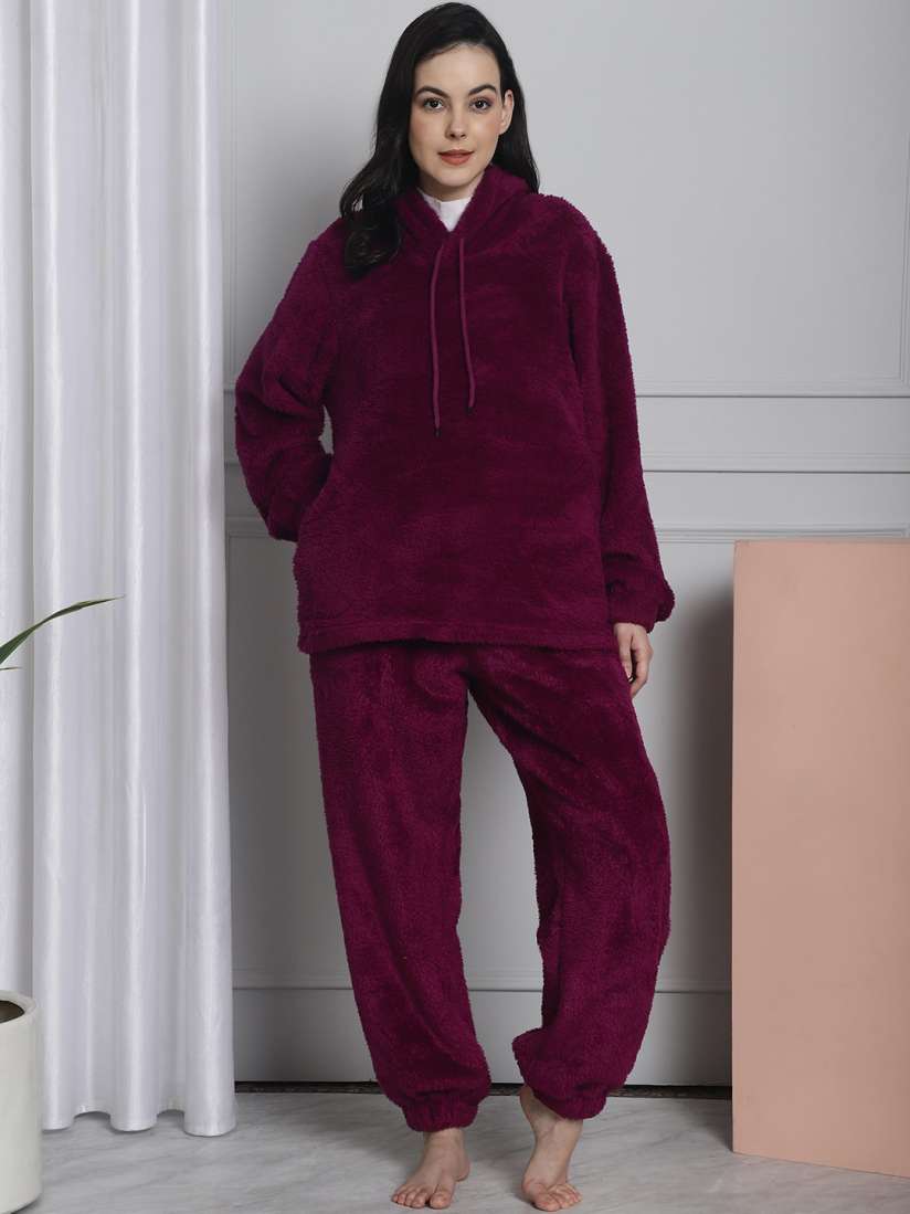 Fur night suit for ladies 2025
