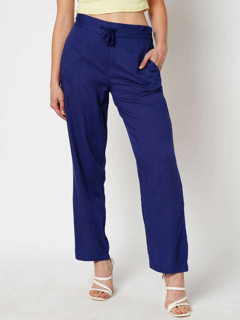 Trousers for ladies myntra outlet