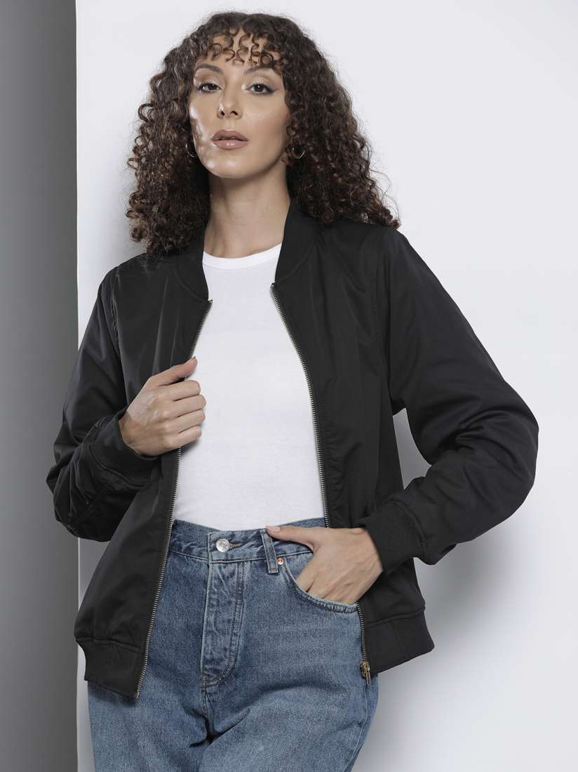 Dorothy perkins bomber jacket top
