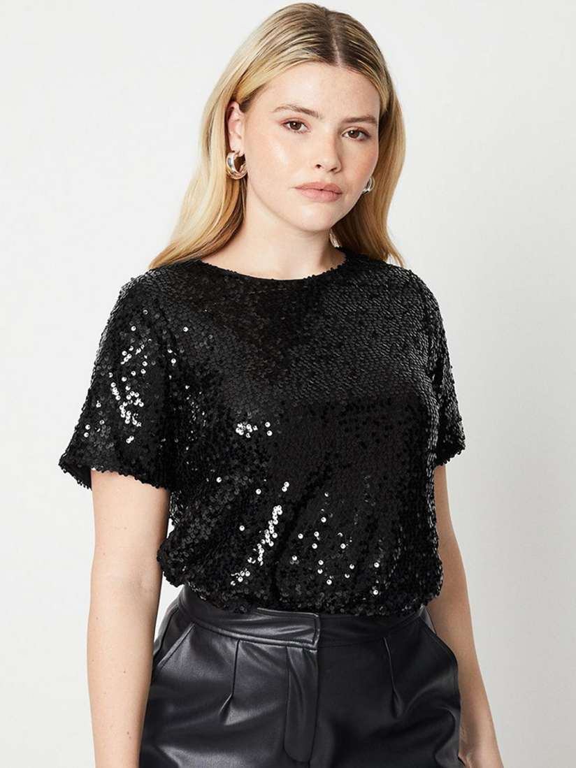 Buy DOROTHY PERKINS Sequined Top Tops for Women 25964226 Myntra
