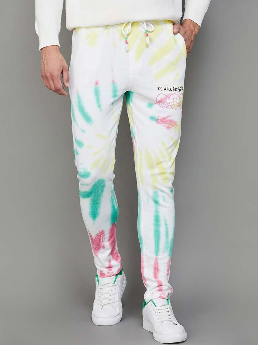 Buy SmileyWorld Men Tie Dye Dyed Cotton Track Pants Track Pants for Men 25964666 Myntra