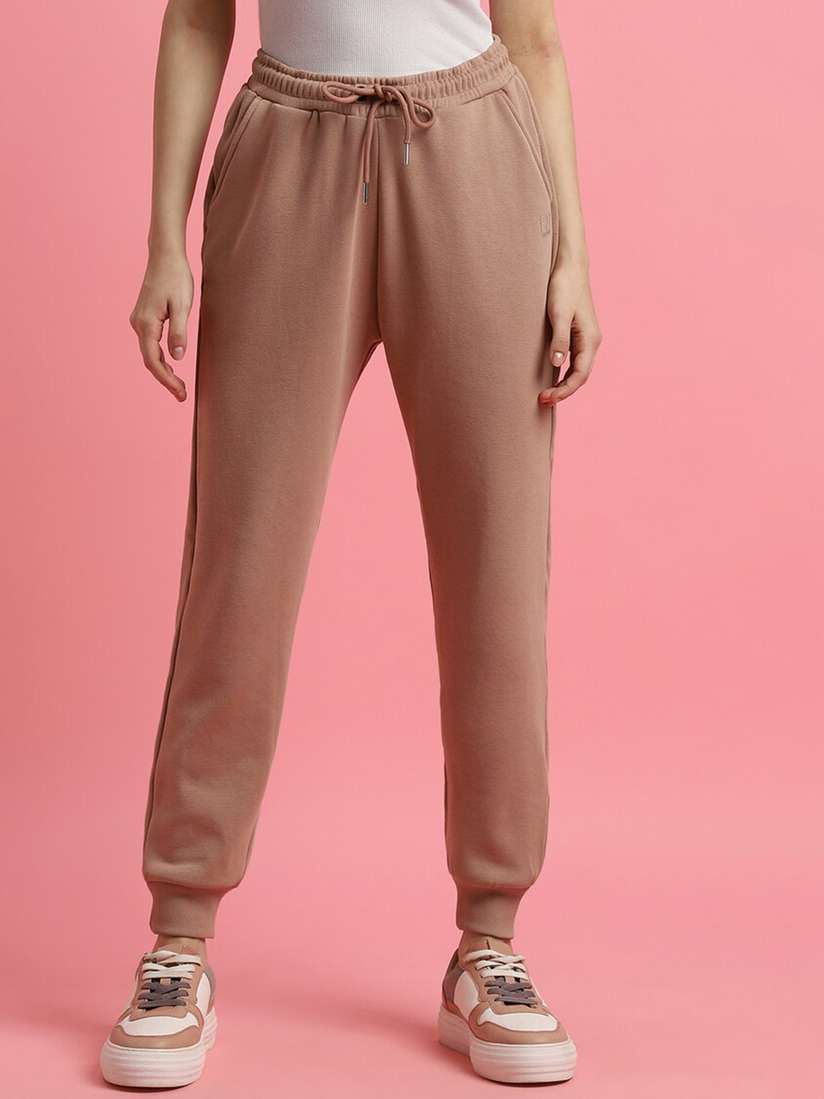 Buy FOREVER 21 Women Mid-Rise Joggers Track Pants for Women