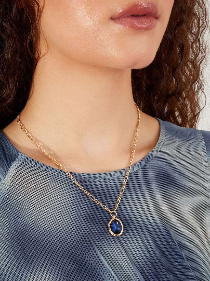 Buy Accessorize Crystal Studded Gem Pendant Necklace Necklace and Chains for Women 25972168 Myntra