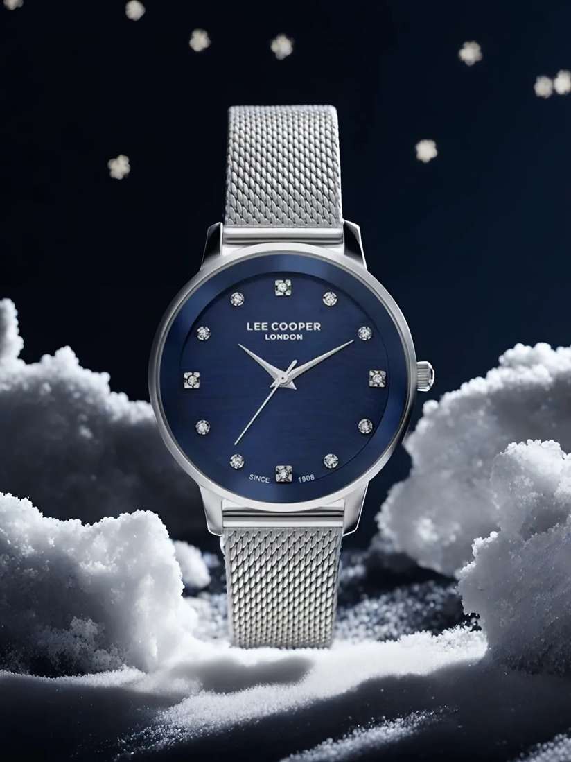 Buy Lee Cooper Women Embellished Dial Stainless Steel Straps Analogue Watch LC07875.390 Watches for Women 25977704 Myntra