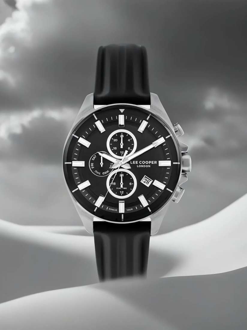 Buy Lee Cooper Men Textured Dial Silicon Straps Analogue Watch LC07881.351 Watches for Men 25977906 Myntra